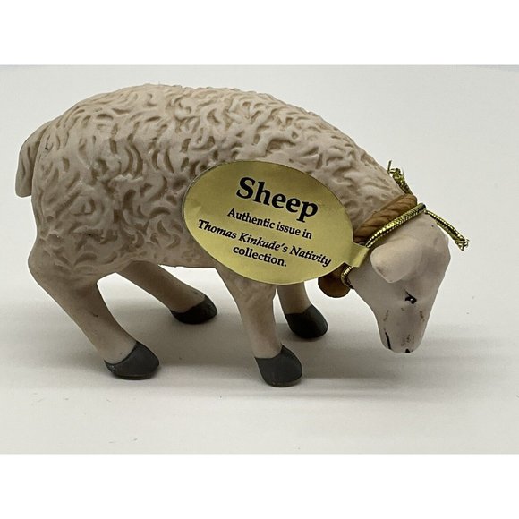 Thomas Kinkade Replacement Nativity Replacement Animals One Sheep, Three Lambs - Picture 7 of 16